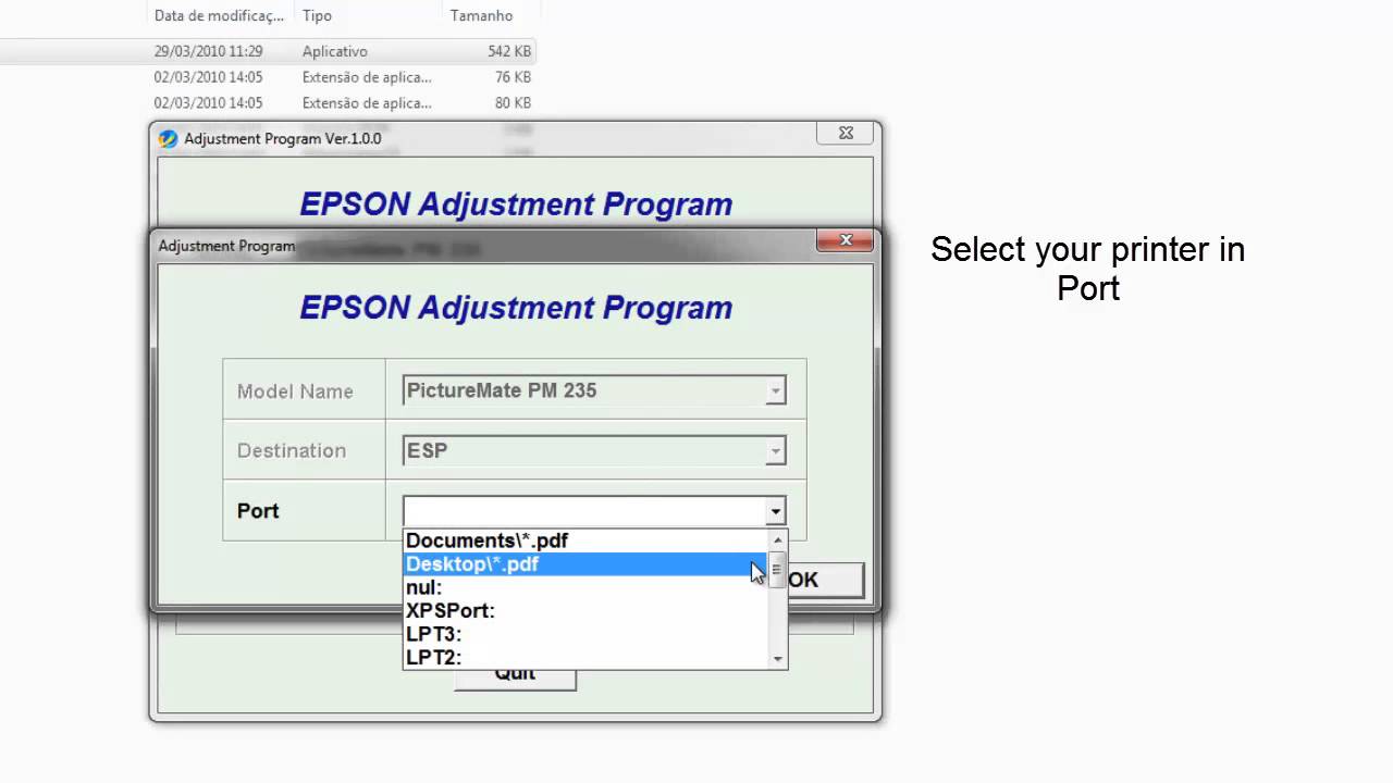 Epson Printer Pm 245 Adjustment Program